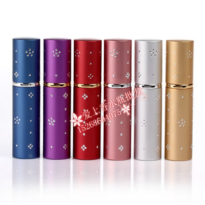 1Pieces 10ml Refillable Portable Mini Perfume Bottle Atomizer Spray &Traveler Aluminum Empty Parfum Bottle Free Shipping