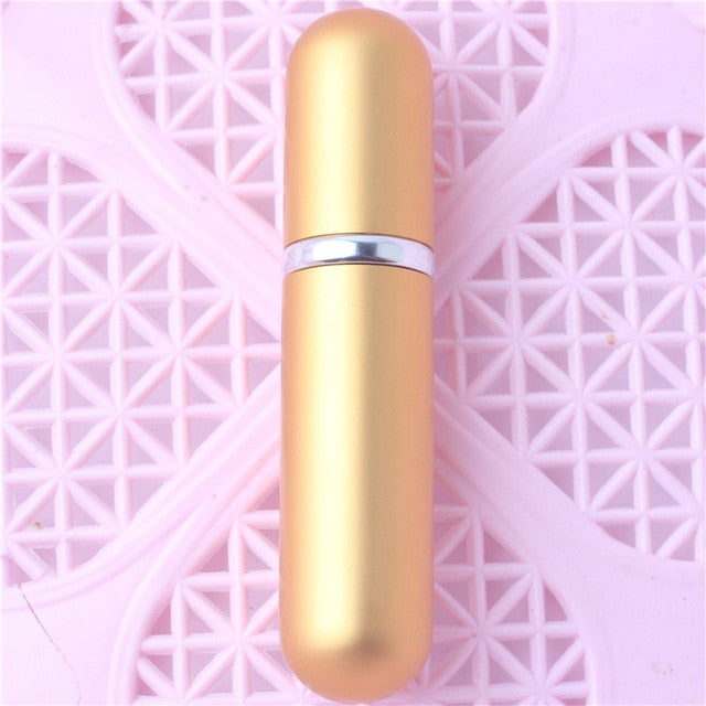 1 Pcs Hot Selling 5ml Refillable Portable Mini perfume bottle &Traveler Aluminum Spray Atomizer Empty Parfum bottle