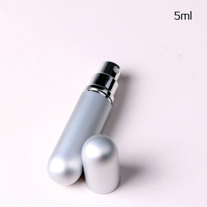 Classic Style 5ML Portable Refillable Glass Perfume Bottle With Aluminum Sprayer Empty Cosmetic Parfum For Traveler