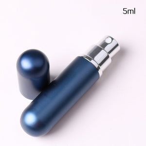 Classic Style 5ML Portable Refillable Glass Perfume Bottle With Aluminum Sprayer Empty Cosmetic Parfum For Traveler