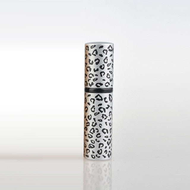 1 Piece 10ML Mini Portable Lipstick Metal Refillable Perfume Bottle With Spray&Empty Parfum Container For Free Shipping