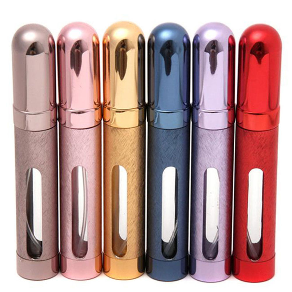 12ML Portable Refillable Small Mini Empty Perfume Spray Bottle Plastic Parfume Atomizer Mist Dispenser Travel Container Women