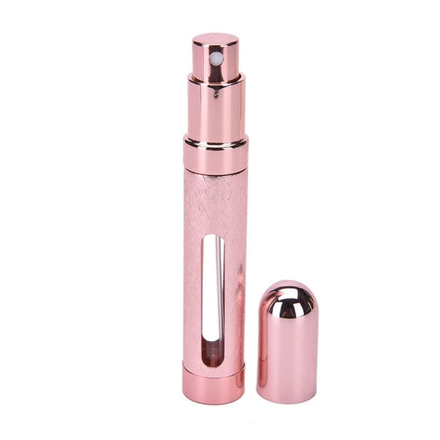 12ML Portable Refillable Small Mini Empty Perfume Spray Bottle Plastic Parfume Atomizer Mist Dispenser Travel Container Women