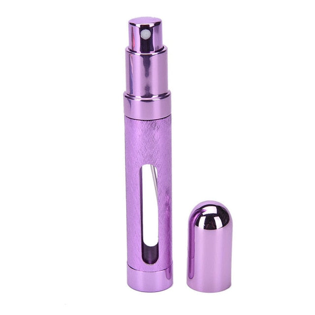12ML Portable Refillable Small Mini Empty Perfume Spray Bottle Plastic Parfume Atomizer Mist Dispenser Travel Container Women