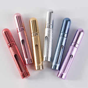 12ml Mini Refillable Portable Empty Atomizer Perfume Bottle Scent Pump Spray Case Travel Parfum Cosmetic Containers Airless Pump
