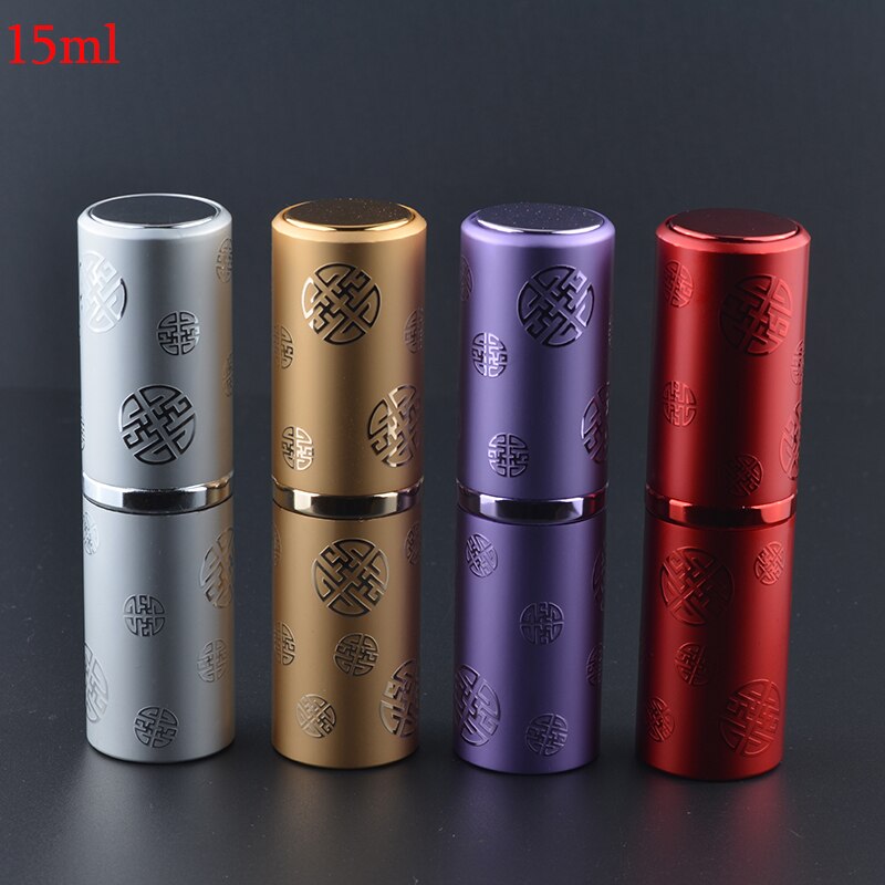 MUB - 15ML 1 Piece Portable China Style Refillable Perfume Bottle With Spray Empty Sprayer Pump Parfum Atomizer